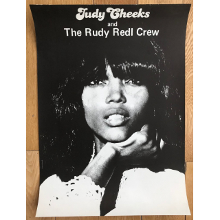 Judy Cheeks & The Rudy Redl Crew (Vintage Concert Poster 1970s)