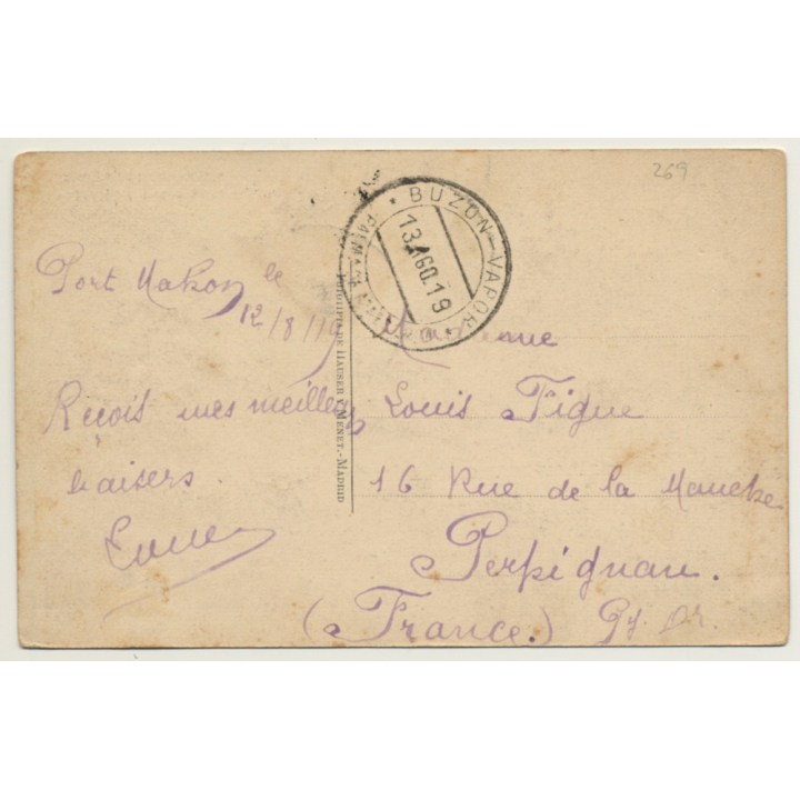 Mahón / Menorca: Paseo De Isabel (Vintage PC 1919)