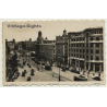 Madrid: Calle De Alcalá / Tram - Cars (Vintage RPPC 1948)