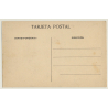Madrid: Retiro - Paseo Del Embarcadero (Vintage PC Castañeira ~1910s)