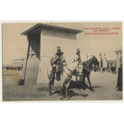 Madrid: Palacio Real / Guardia Exterior (Vintage PC Castañeira Alvarez ~1910s)