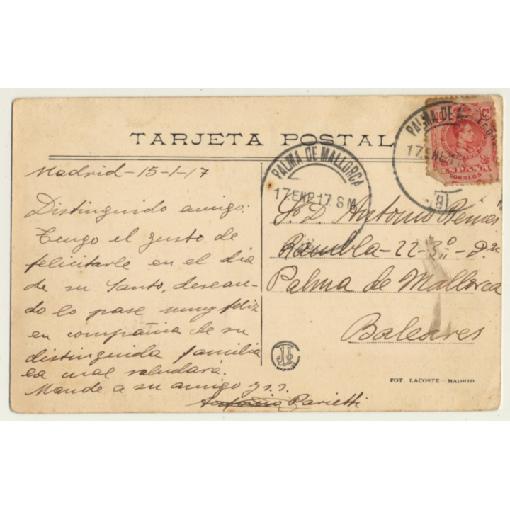 Estación De Los Ferrocarriles De Madrid, Zaragoza Y Alicante (Vintage PC 1917)