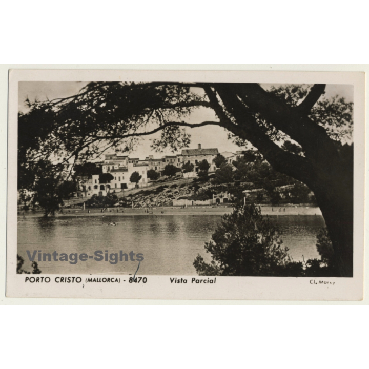 Porto Cristo / Mallorca - Baleares: Vista Parcial (Vintage RPPC Morey)