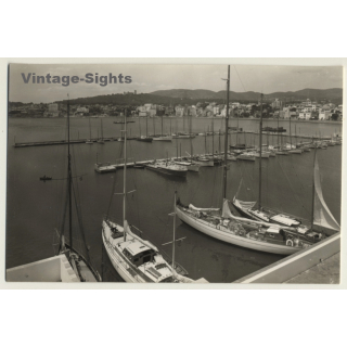 Palma De Mallorca - Baleares: Embarcaciones Club Náutico (Vintage RPPC)