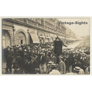 Algiers: Orfeon Grupo Ilustracion / Schiaffino & Jouvet & Cie (Vintage RPPC 1908)