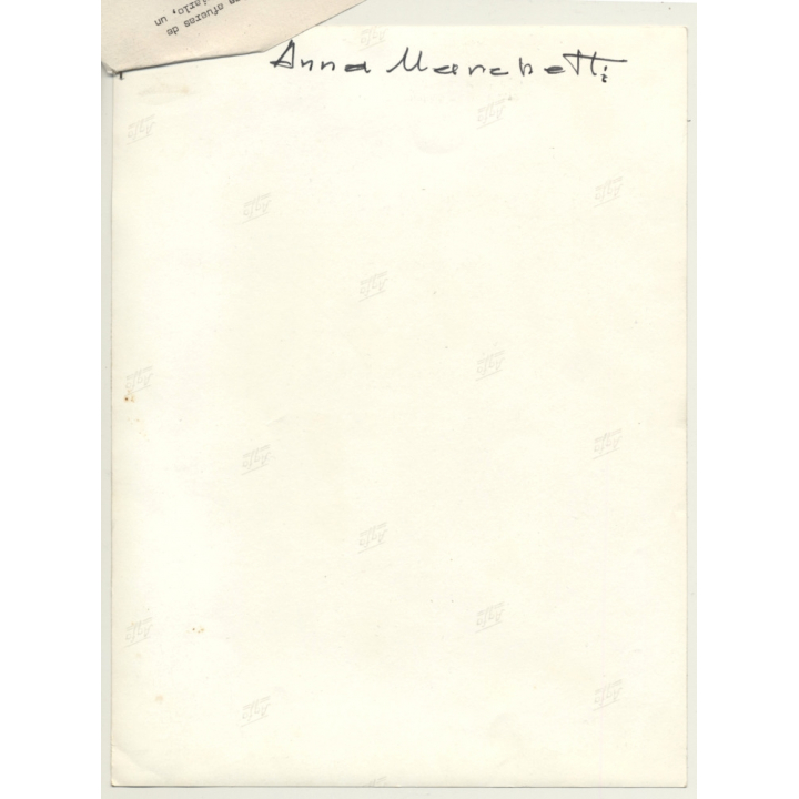 Anna Marchetti / Italian Singer (Vintage Press Photo & Info ~1960s)