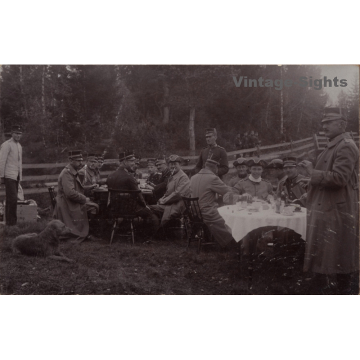 Sweden 14: Frukostrast Via Malmköping / Soldiers Breakfast (Vintage Photo Sepia)