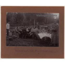 Sweden 14: Frukostrast Via Malmköping / Soldiers Breakfast (Vintage Photo Sepia)