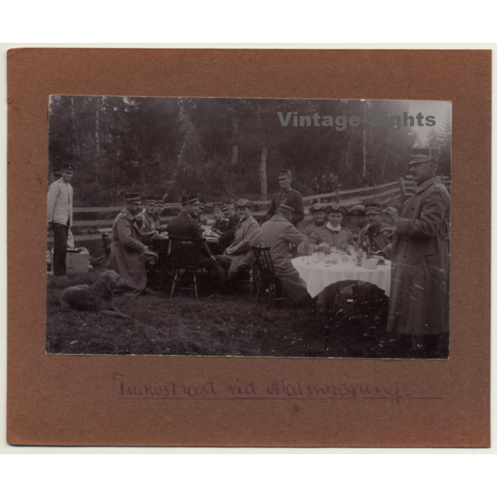 Sweden 14: Frukostrast Via Malmköping / Soldiers Breakfast (Vintage Photo Sepia)