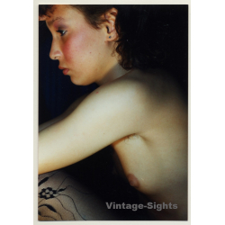 Close-up: Pretty Topless Woman *2 / Hairy Armpits (Vintage Photo Germany ~1990s)