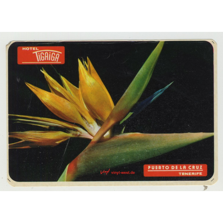 Hotel Tigaiga - Puerto De La Cruz / Tenerife (Vintage Luggage Label)