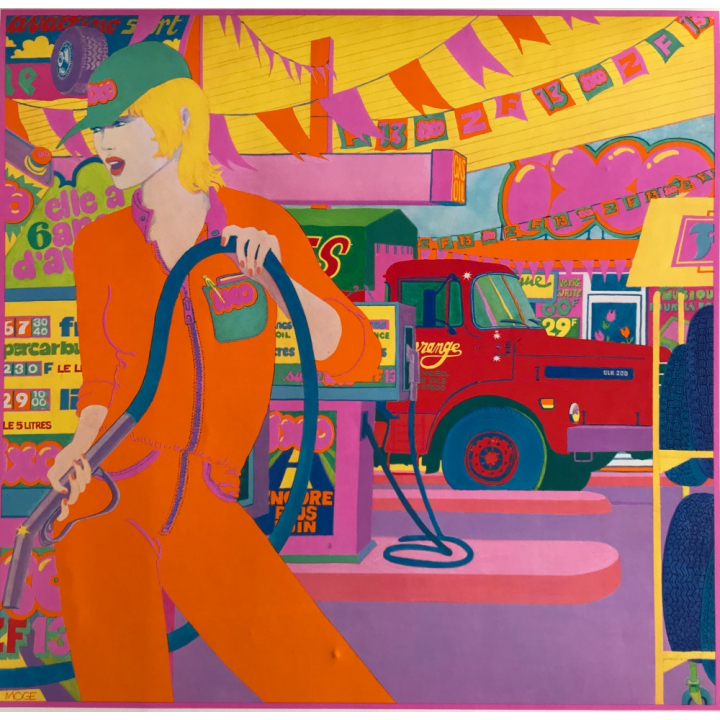 Vintage 1976 Berliet Lyon - France Calendar / Great 70s Illustrations