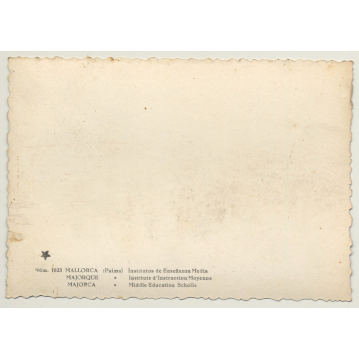 Palma De Mallorca - Baleares: Institutos De Enseñanza Media (Vintage RPPC ~1950s)