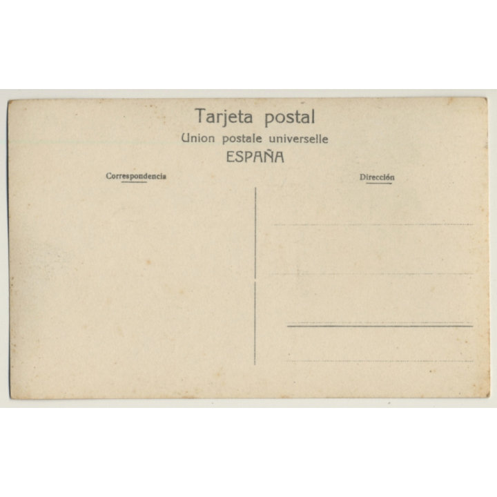 Deià / Mallorca: View Over Town (Vintage RPPC ~1930s1940s)