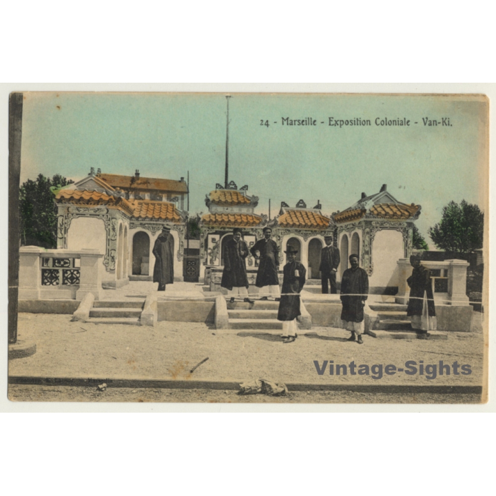 Marseille: Expo Coloniale 1906 / Van-Ki. - Human Zoo (Vintage PC)