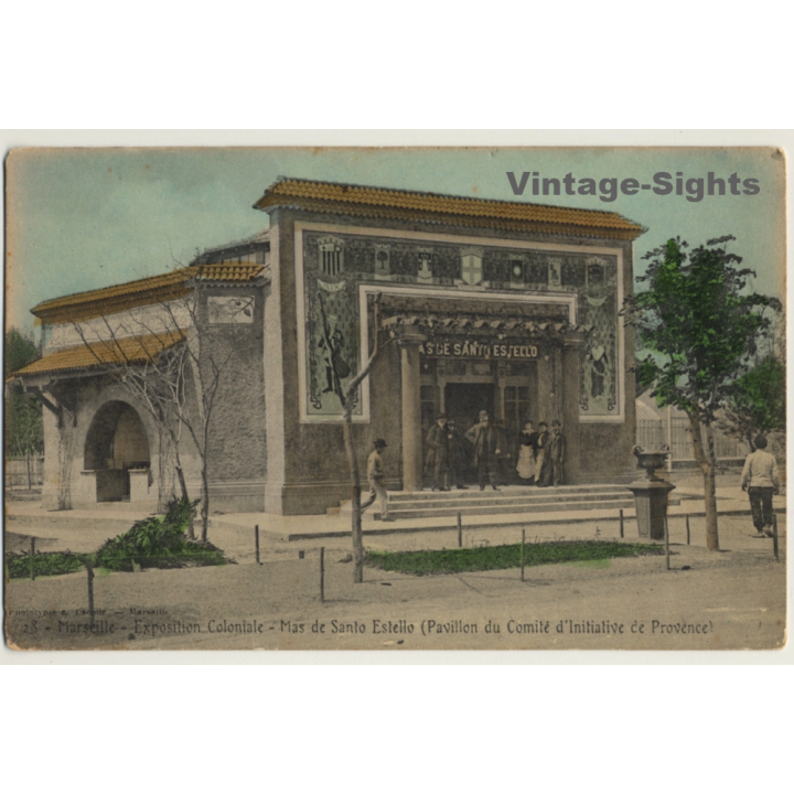 Marseille: Expo Coloniale 1906 / Mas De Santo Estello (Vintage PC)