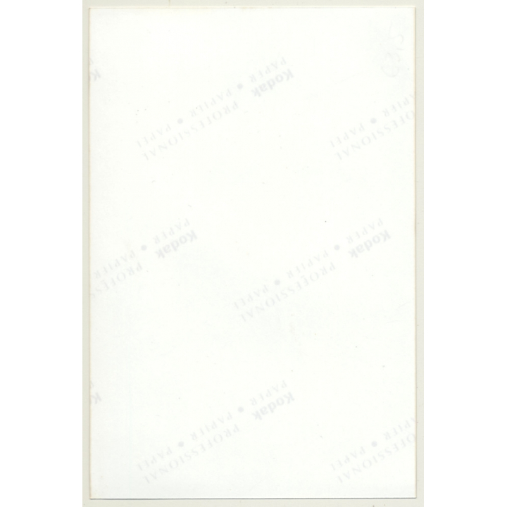 Beautiful Brunette Nude Sitting On Edge Of Bed / Eyes (Vintage Photo Germany ~1990s)