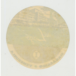 Hotel Del Lago (Inter-Continental) - Maracaibo / Venezuela (Vintage Luggage Label)
