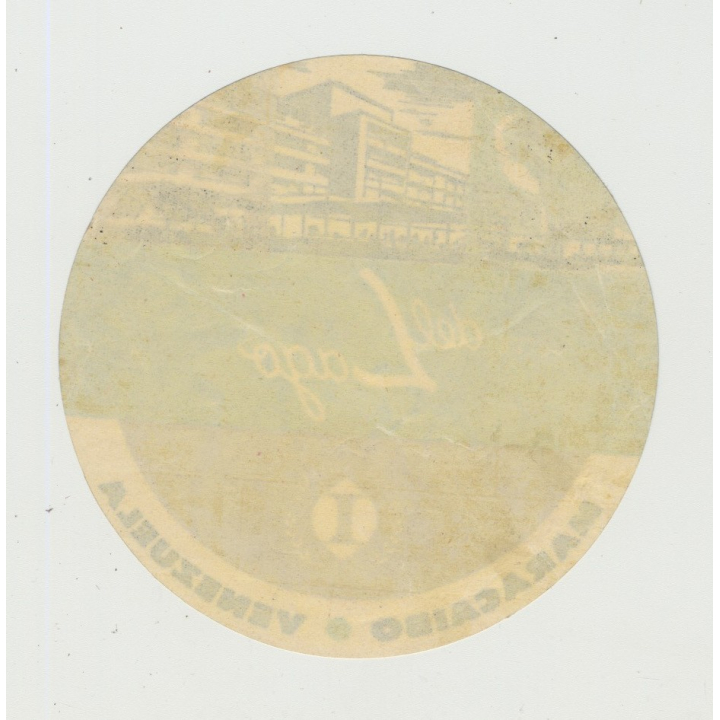 Hotel Del Lago (Inter-Continental) - Maracaibo / Venezuela (Vintage Luggage Label)