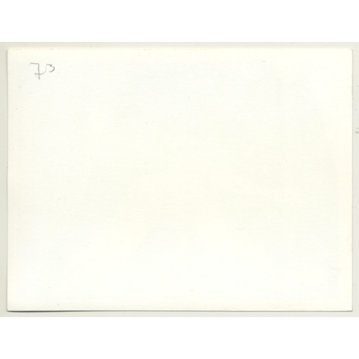 Busty Brunette Nude Woman Washing Herself *10 / Washtub - Butt (Vintage Photo ~1940s/1950s)