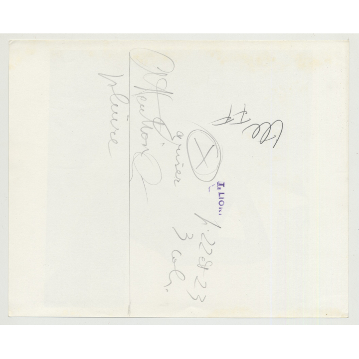 Nude Female Couple Relaxing On Bed / Butt - Tiny Breast - Lesbian INT (Vintage Photo Master 60s/70s)