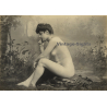 Classic French Nude *6 / Belle Epoque - Risqué (Vintage Photo Gelatin Silver ~1900s)