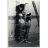 Blonde & Darkhaired Maid In Bondage *4 / Back To Back - BDSM (2nd Gen. Photo B/W ~1960s)
