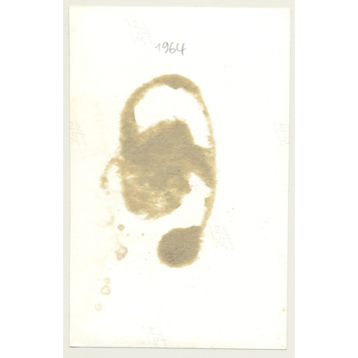 Pretty Blonde Semi Nude *3 / Chastity - Collar - BDSM (2nd Gen. Photo B/W ~1960s)