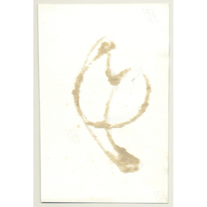 Petite Brunette Nude Maid *1 / Chastity - Cuffs - BDSM (2nd Gen. Photo B/W ~1960s)