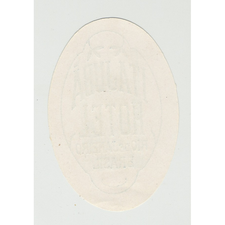 Itajuba Hotel - Rio De Janeiro / Brazil (Vintage Luggage Label: Small)