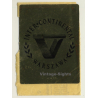 Warsawa / Poland: Hotel Inter - Continental (Vintage Self Adhesive Luggage Label / Sticker)