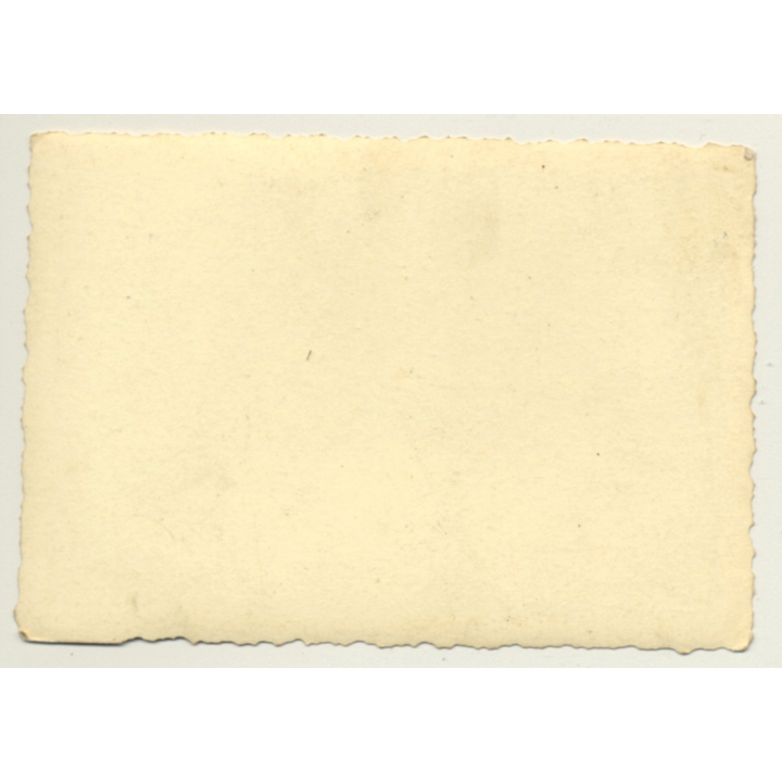 2 Semi Nude Soldiers Relax In Outdoor Camp / Gay INT (Vintage Photo  ~1940s)