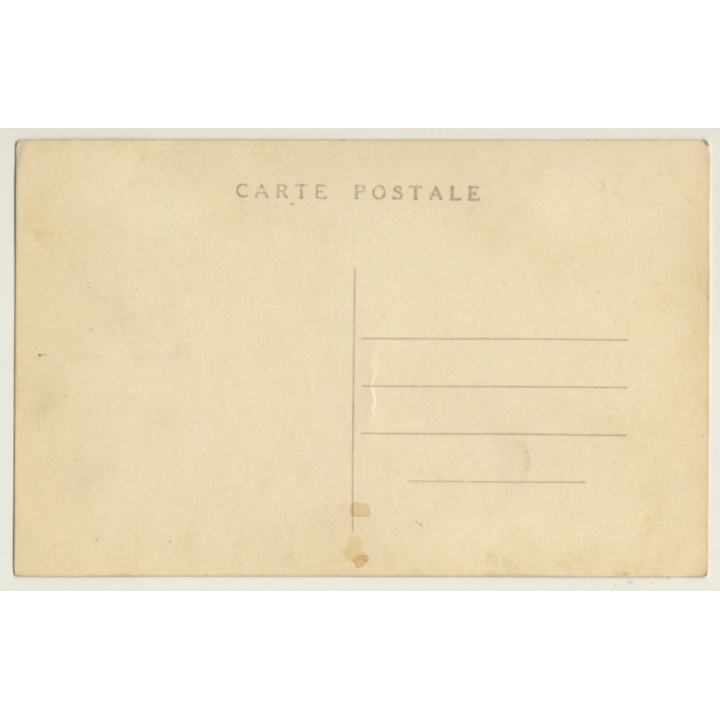 Joan Warner - Nude In Handcuffs / Boudoir - Risqué (Vintage RPPC ~1930s)