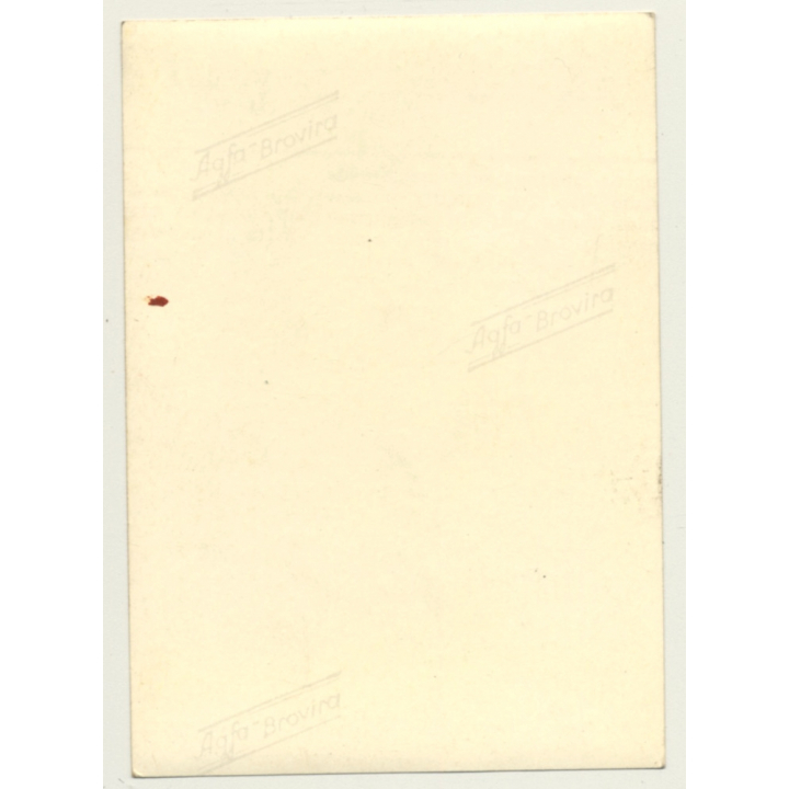 Sweet Woman In Short Transparent Nightgown (Vintage Photo ~1940s/1950s)