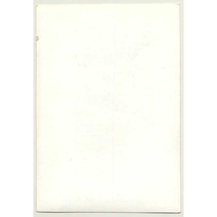 Mature Nude Woman In Wheat Field / Nudism (Vintage Photo B/W ~1960s/1970s)