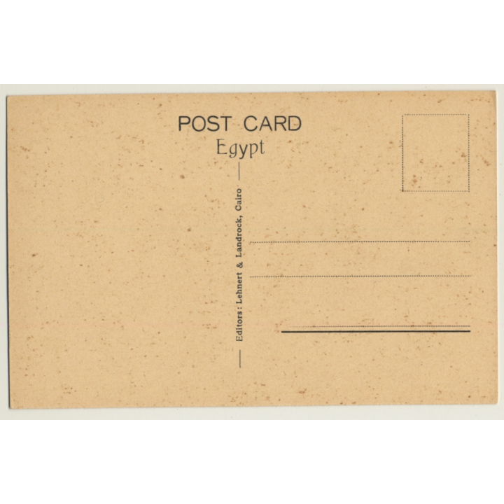 Lehnert & Landrock N° 1038: Cairo - Arabian Coffee / Berber (Vintage PC ~1920s)