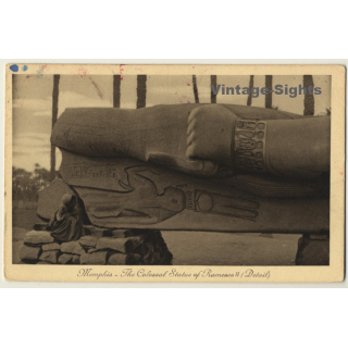 Lehnert & Landrock N° 1130: Memphis - Colossal Statue Of Ramses II (Vintage PC ~1920s)