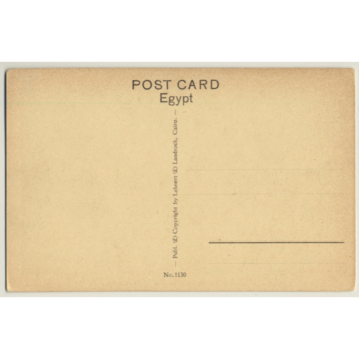 Lehnert & Landrock N° 1130: Memphis - Colossal Statue Of Ramses II (Vintage PC ~1920s)