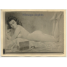 Léon Eygelshoven (1882-1967): Nude Study *1 (Vintage Photo Of Drawing ~1920s/1930s)