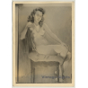 Léon Eygelshoven (1882-1967): Nude Study *5 (Vintage Photo Of Drawing ~1920s/1930s)