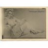 Léon Eygelshoven (1882-1967): Female Study *3 (Vintage Photo Of Drawing ~1920s/1930s)