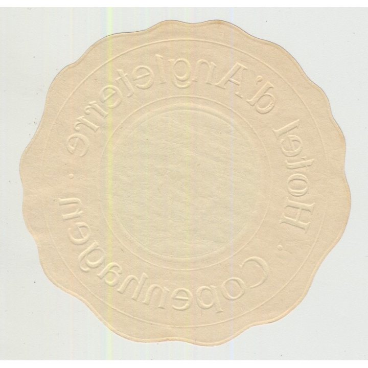 Hotel D'Angleterre - Copenhagen / Sweden (Vintage Luggage Label)