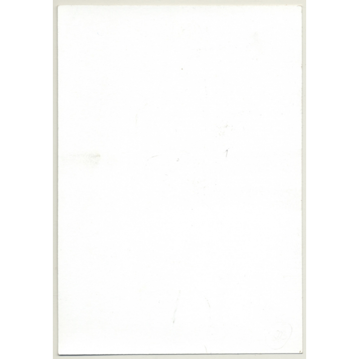 Pretty Slim Natural Nude / Foot On Chair - Hairy Armpits (Vintage Photo GDR ~1970s/1980s)