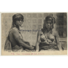 Maghreb: Femmes Arabes / Headdress - Risqué - Ethnic (Vintage PC LL. 1923)