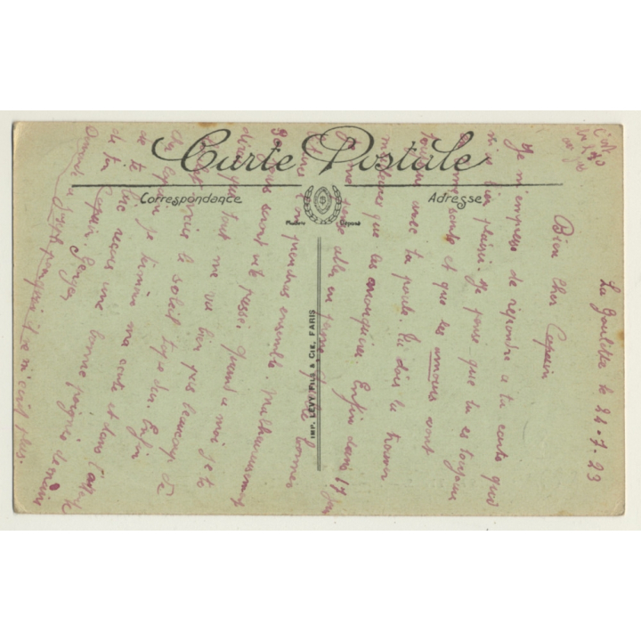 Maghreb: Femmes Arabes / Headdress - Risqué - Ethnic (Vintage PC LL. 1923)