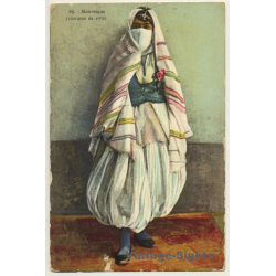Maghreb: Mauresque (Costume De Ville) / Veil - Ethnic (Vintage Postcard ~1910s)