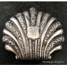 Vintage Silver Shell Shaped Coin Purse (UK Victorian Era ~1880s)