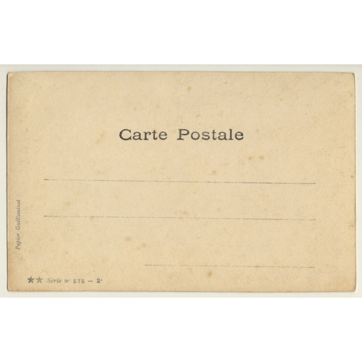 Algèrie & Tunisie: Fillette Arabe Ethnic (Vintage Tinted RPPC ~1900s)