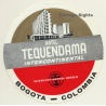 Bogota / Colombia: Hotel Tequendama Intercontinental *2 (Vintage Luggage Label)