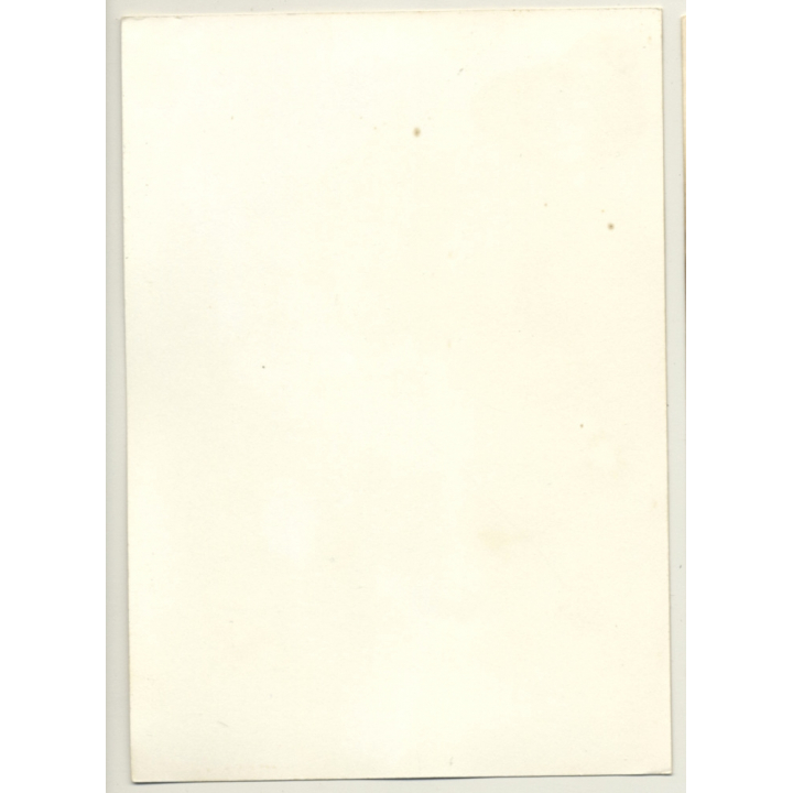 Sporty Nude Shows Hairy Armpits / ABS - Oiled Body (Vintage Photo GDR 1980s)